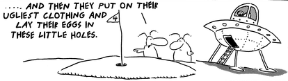 golf cartoon